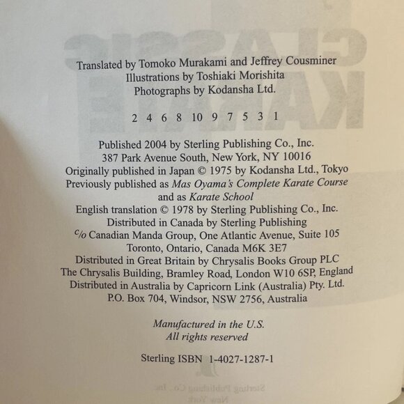 Mas Oyama's Classic Karate (2004) TPB Trade Paperback - Picture 3 of 3